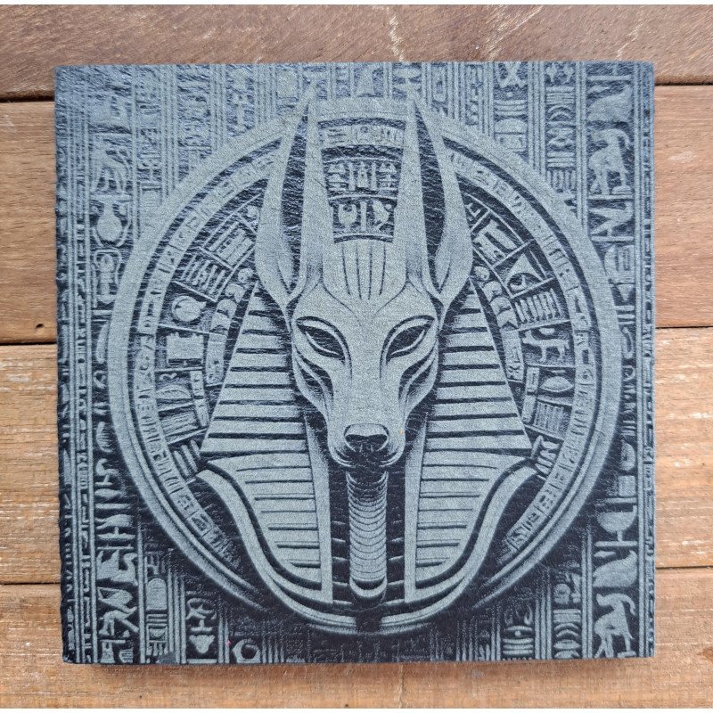 Anubis Slate Coaster